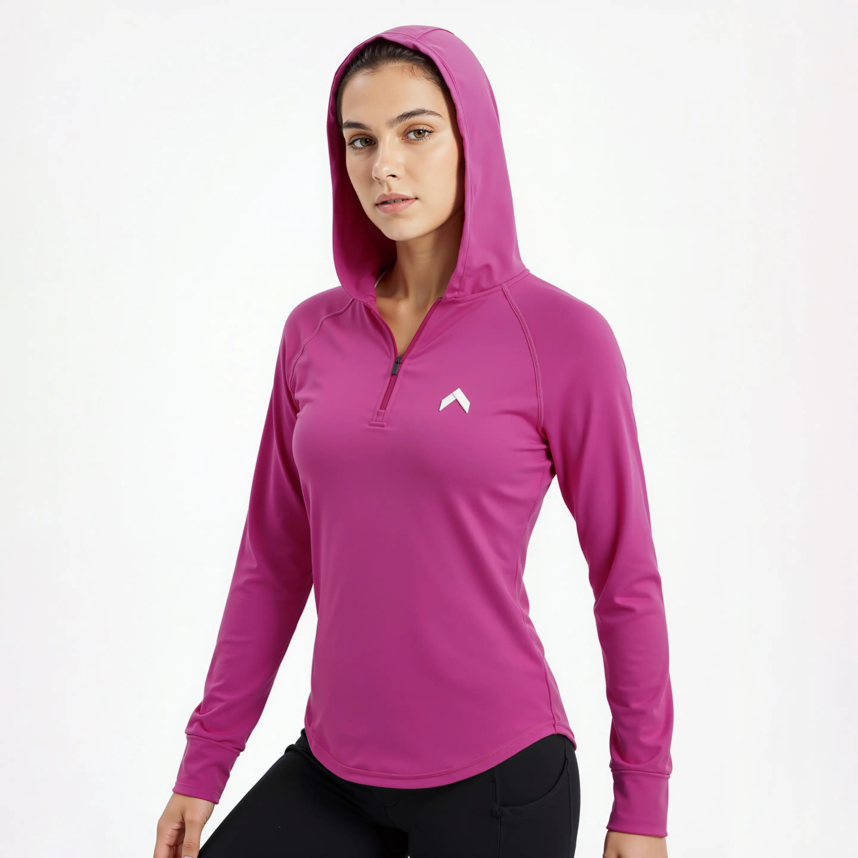 تيشرت رياضي نص سوستة كابتشو حريمي AT